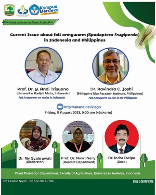 Guest lecture on Plant Protection Series II