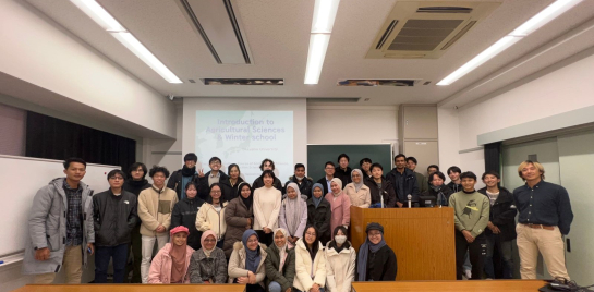 Two students of the Master&#039;s Plant Protection Program Join Winter School Program at Okayama University, Japan