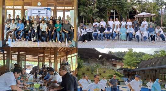 Family Gathering dan Ceremony Purna Bakti Rusdi Rusli MS dan Winarto MS