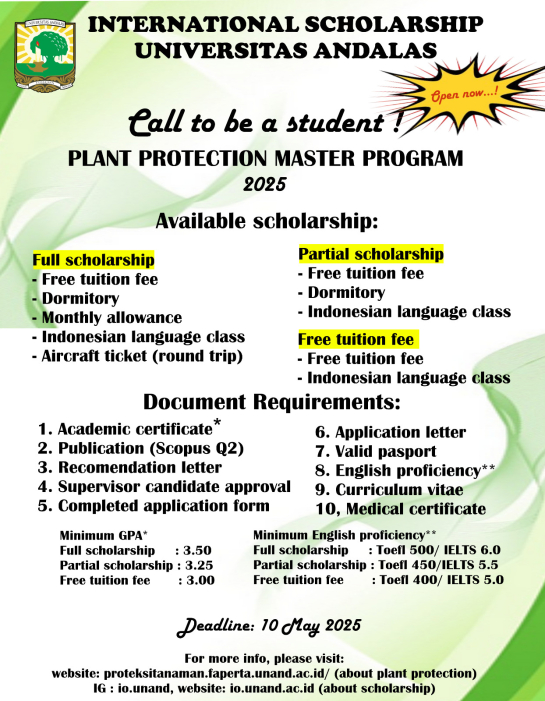 Scholarship for International Student